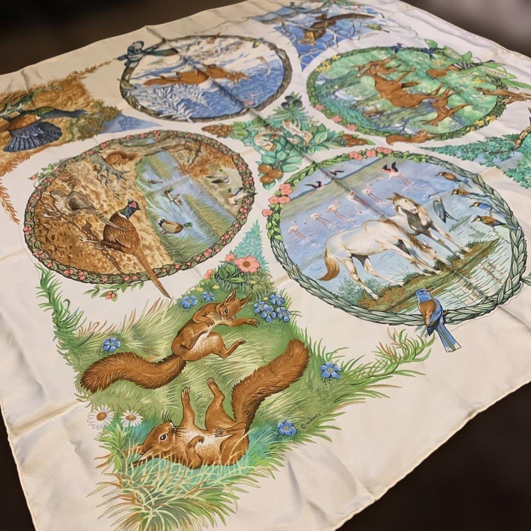 エルメスシルクスカーフ