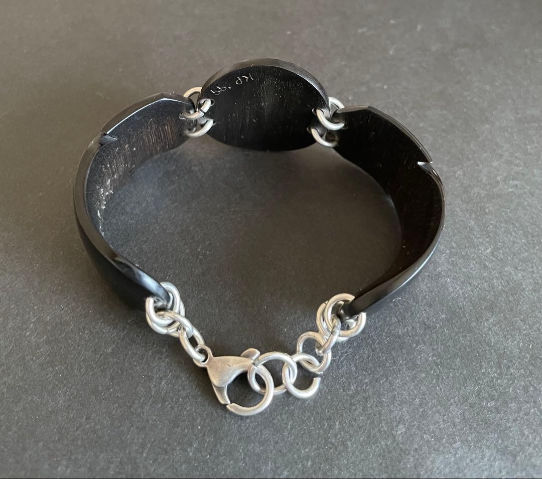 ヴィンテージ ラコタ族 バッファローホーン ブレスレット ターコイズ バングル