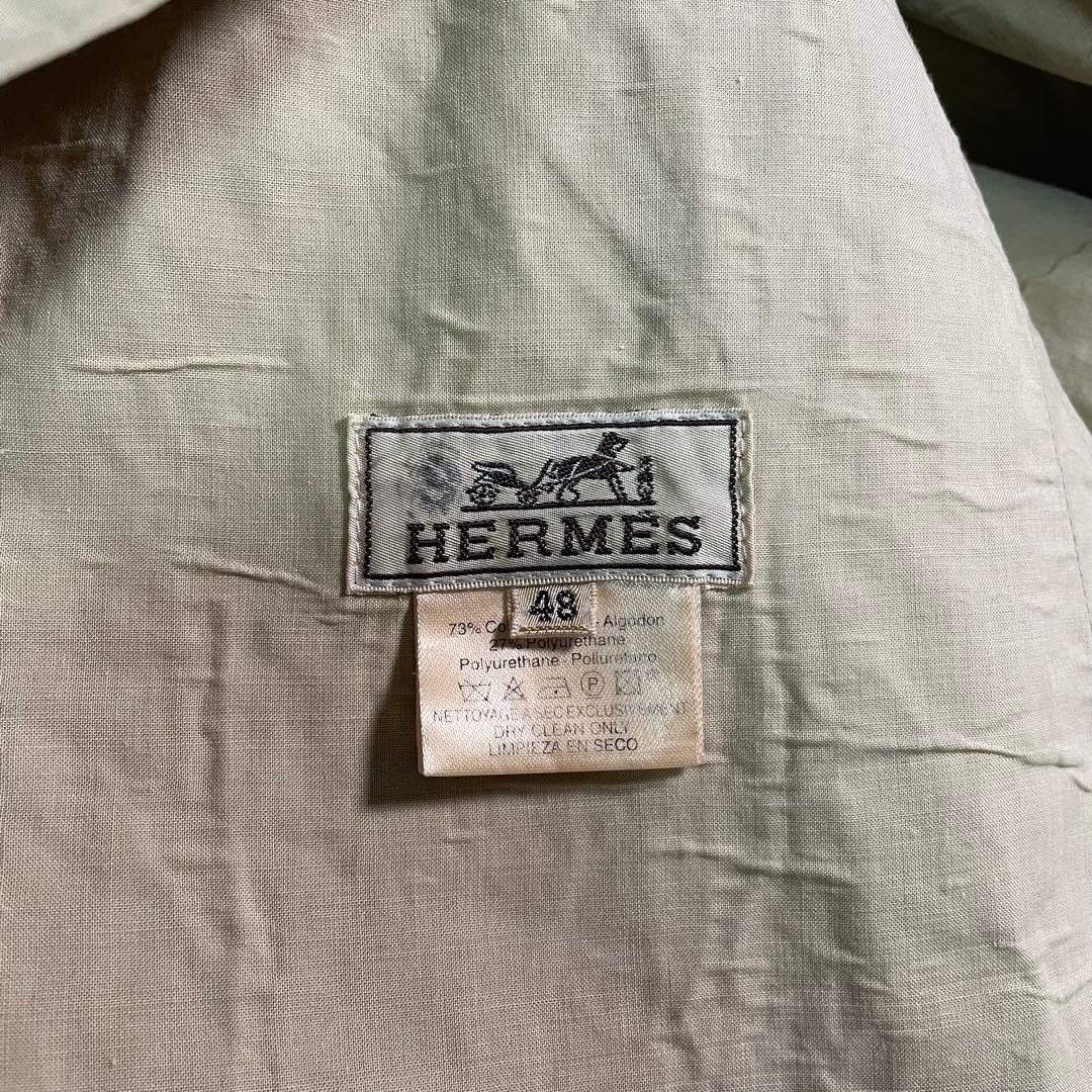 あ*様 HERMES Beige Trench Coat