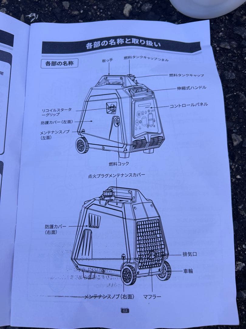 EENOUR DK4000iAPS インバーター 発電機 最大4000W セル