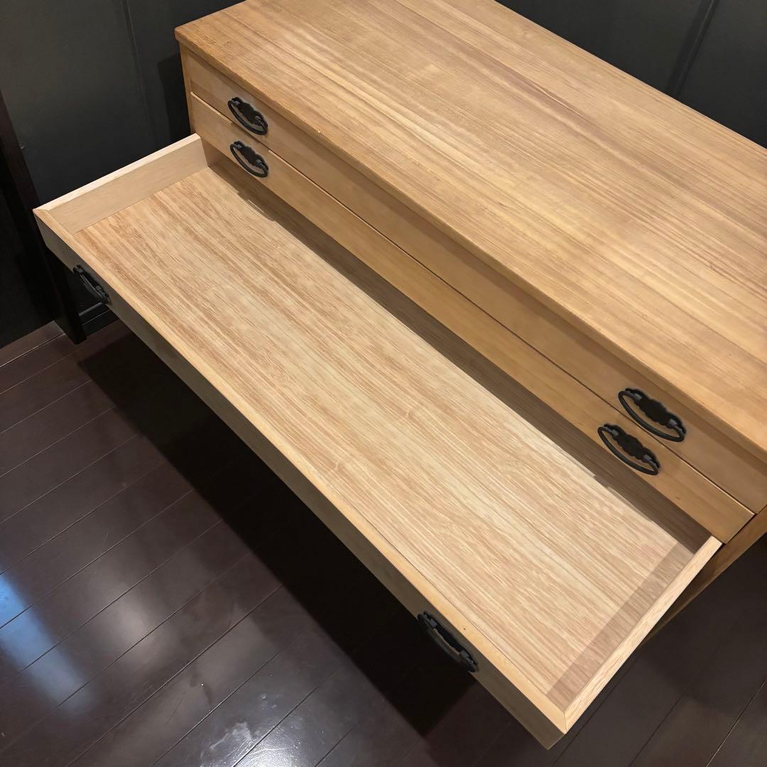 【お値打ち価格】桐タンス 幅99cm 7段 引出し 完成品 日本製