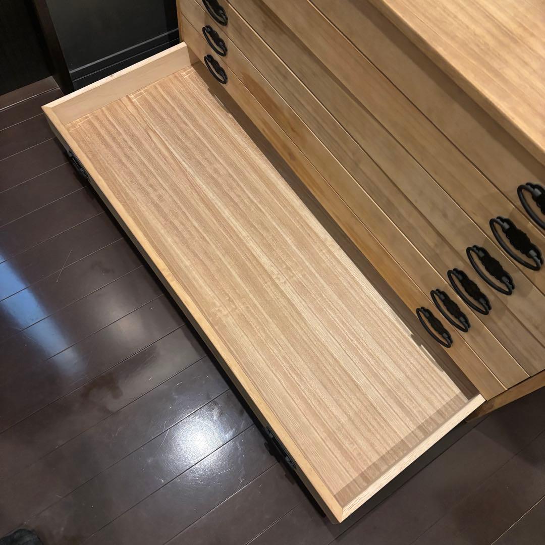 【お値打ち価格】桐タンス 幅99cm 7段 引出し 完成品 日本製