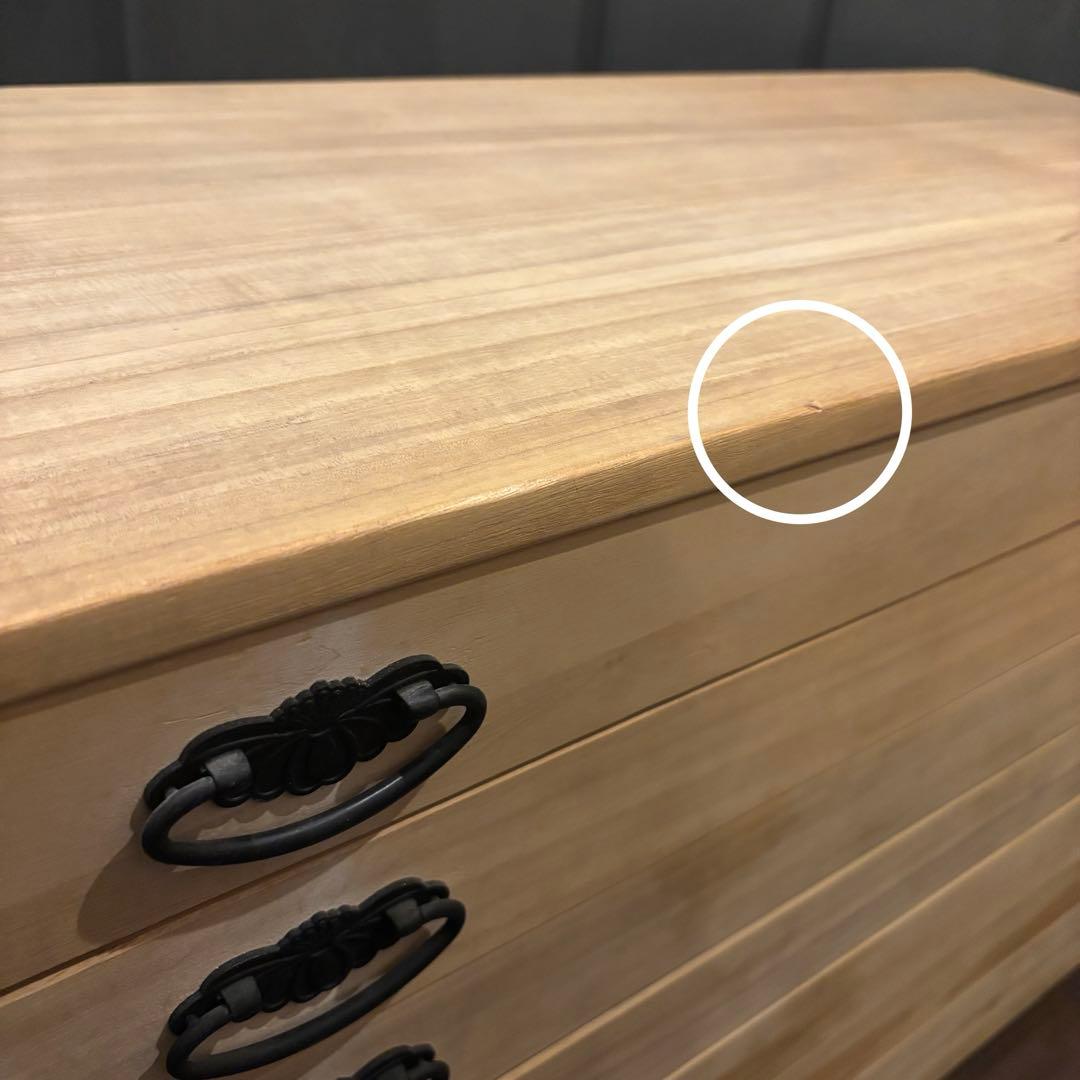 【お値打ち価格】桐タンス 幅99cm 7段 引出し 完成品 日本製