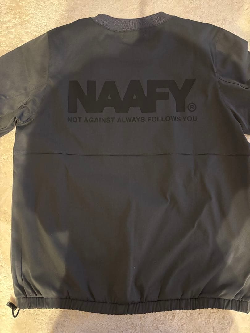 NAAFY グレー クルーネック ピステ