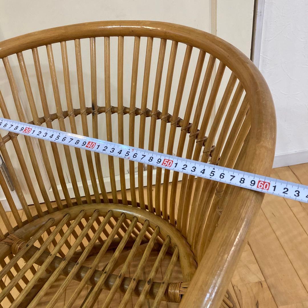 ☆アンティーク☆ ラタン　籐　チェア　古道具