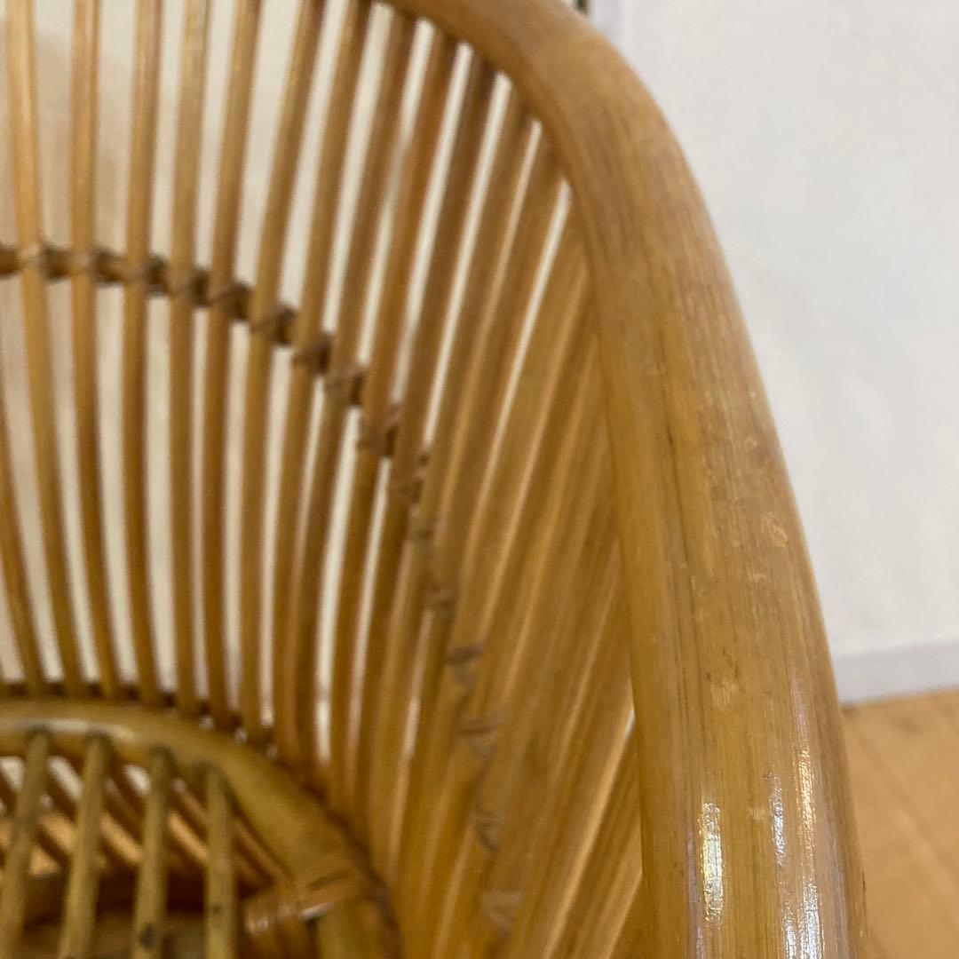 ☆アンティーク☆ ラタン　籐　チェア　古道具