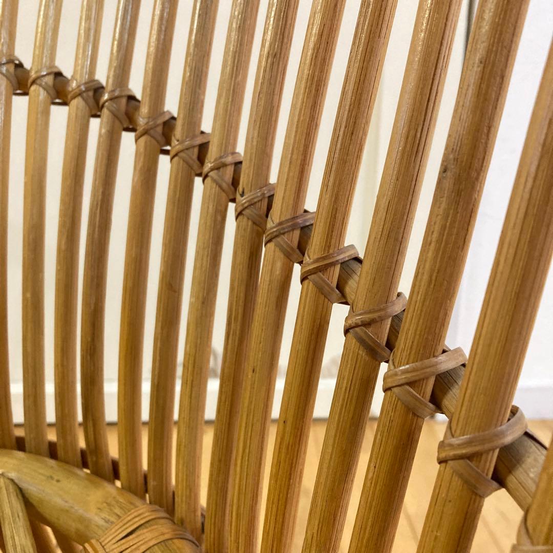 ☆アンティーク☆ ラタン　籐　チェア　古道具