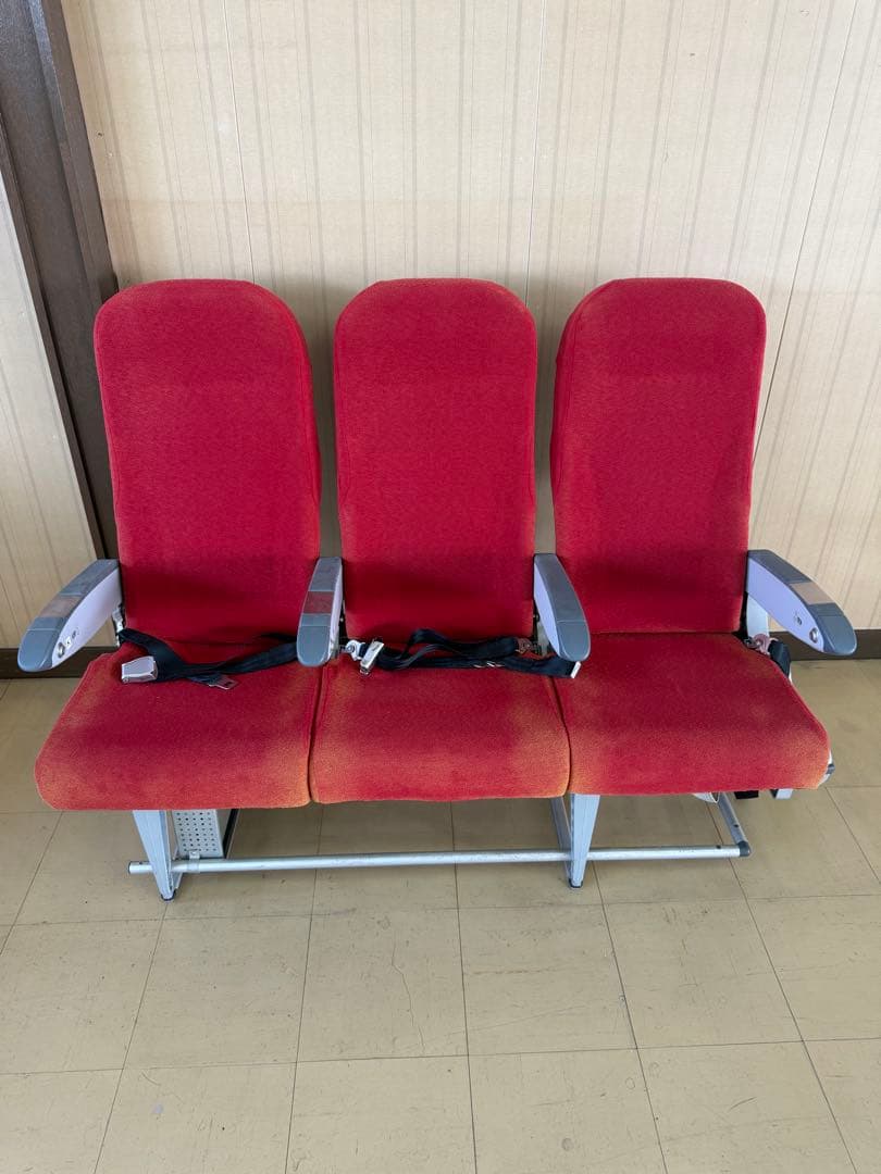 観光専門学校使用品　飛行機　旅客機　椅子　実習用⑤