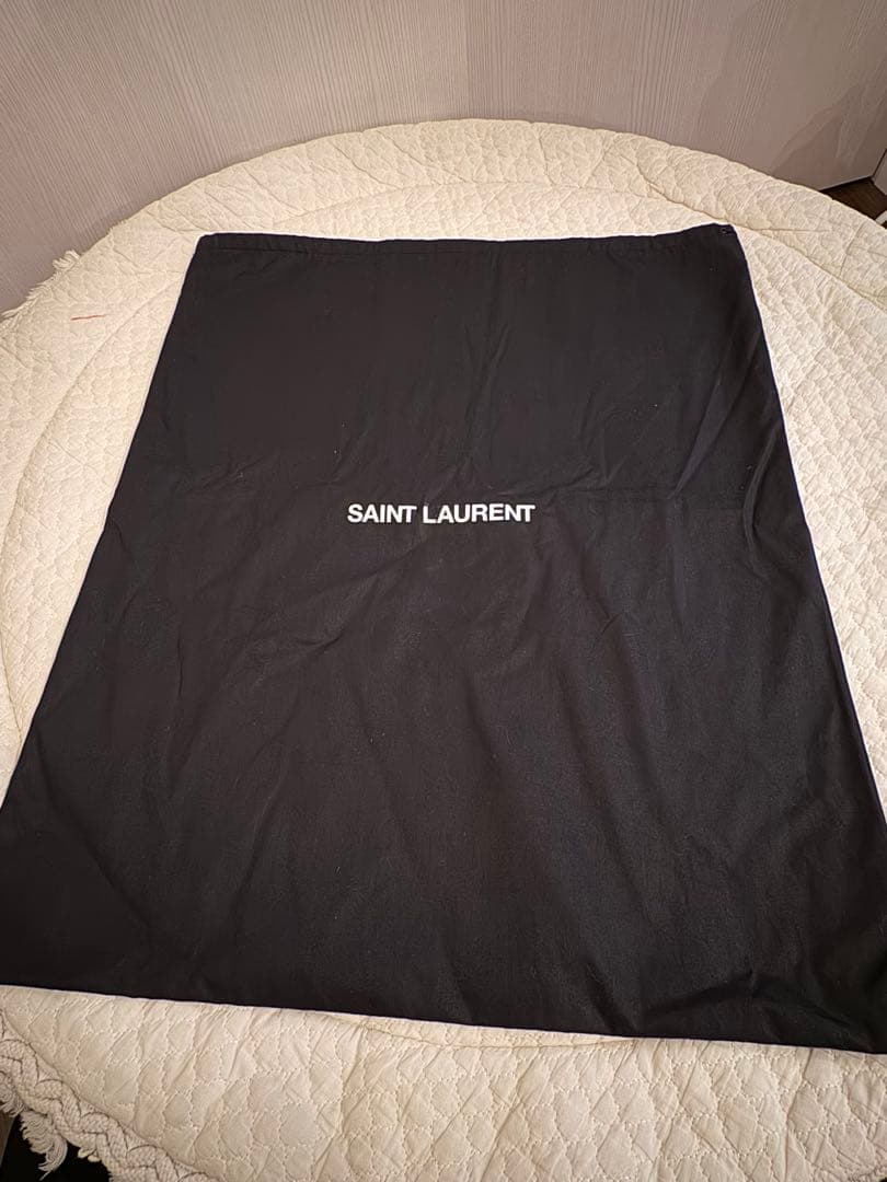 【極美品】サンローラン　ネイビー　レザートートバッグ　SAINT LAURENT