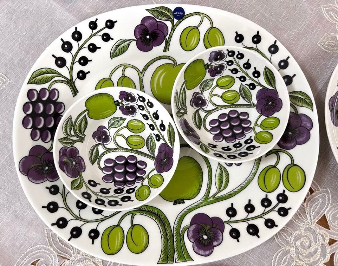 パラティッシ　オーバル　プレート　セット