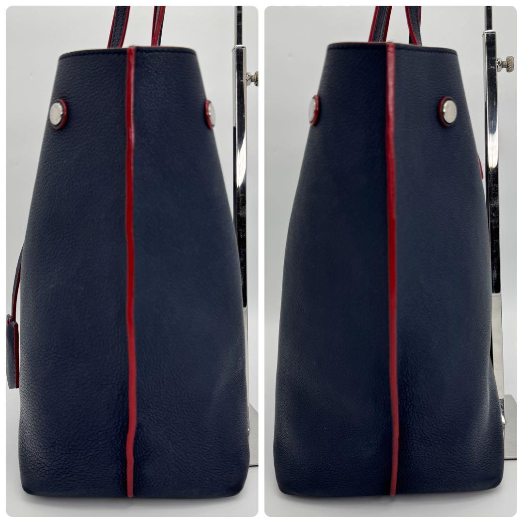 【美品】ルイヴィトン　ロックミー　ゴー　マリーヌルージュ　トートバッグ　ネイビー