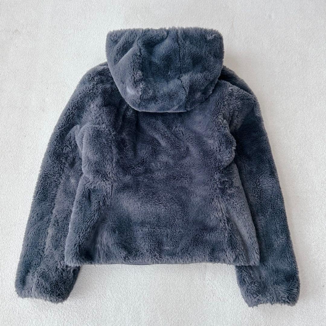 美品✨セーブザダック　リバーシブル　コート　軽量　洗える◎ ネイビー　XL相当