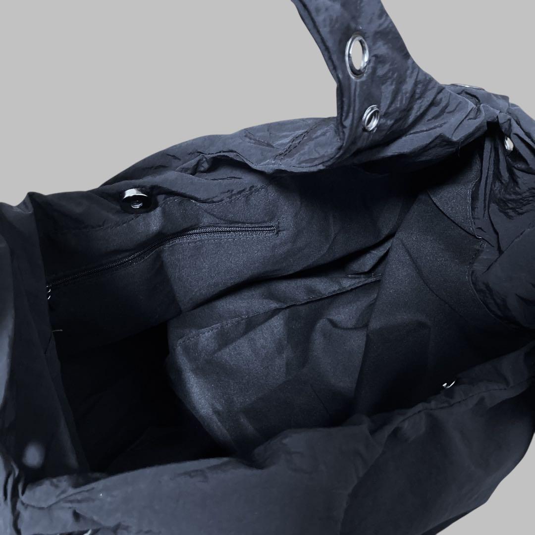 しゅん EYELETS NYLON BAG (BLACK) 3079B