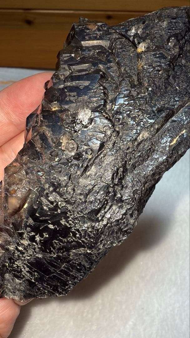 ④【個性強い完全天然物厳選】希少ブラジル産 ジャカレーエレスチャルモリオン 原石