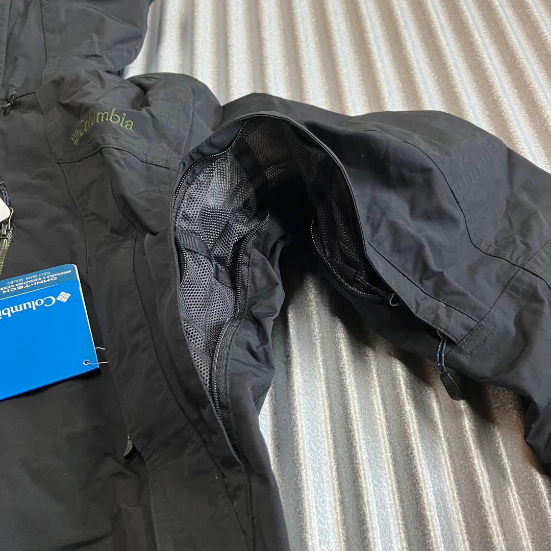 未使用　コロンビア　スノボウェア　S 上着　ジャケット　アウター　メンズ　黒