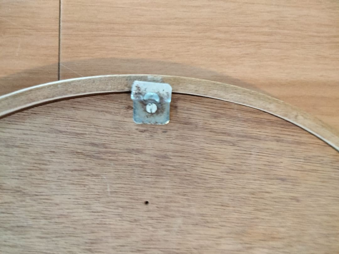 秋田木工　楕円　ウォールミラー　柳宗理