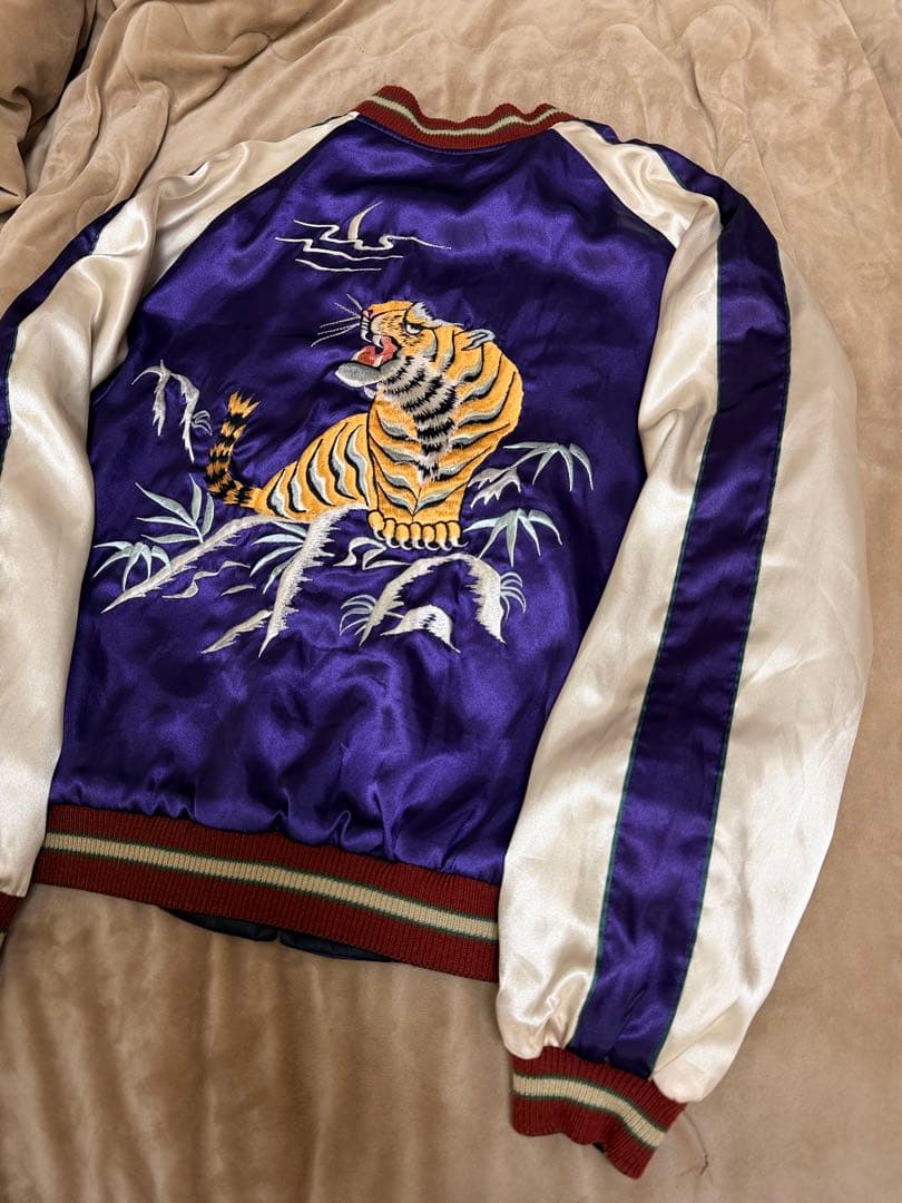 ２面用 テーラー東洋 虎龍龍 日本限定 スカジャン vintage サテン