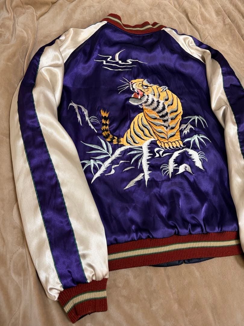 ２面用 テーラー東洋 虎龍龍 日本限定 スカジャン vintage サテン