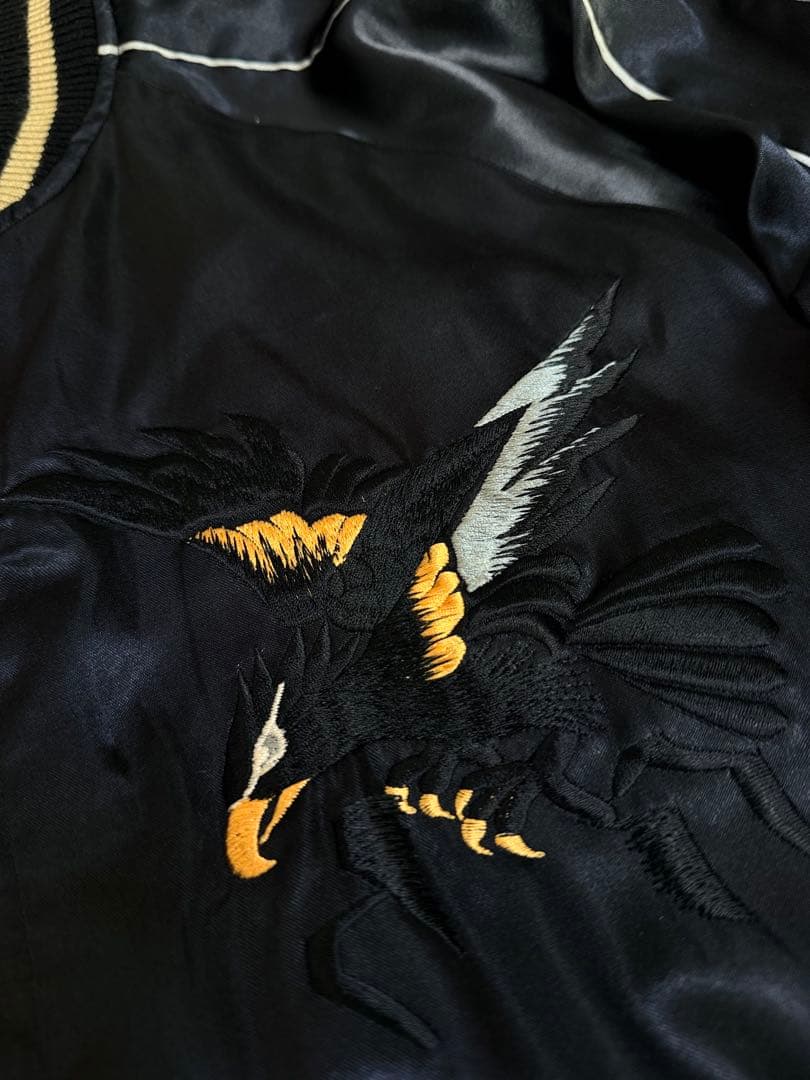 ２面用 テーラー東洋 虎龍龍 日本限定 スカジャン vintage サテン