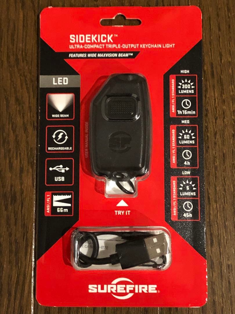 Surefire SIDEKICK-A USB充電式キーライト　※未開封商品※