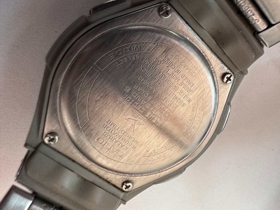 カシオ CASIO 電波ソーラー他時計セット 稼働品 良品 5本 アナデジ