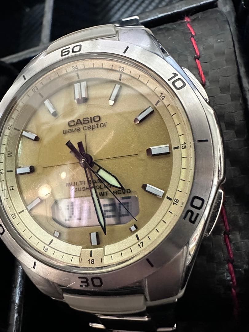 カシオ CASIO 電波ソーラー他時計セット 稼働品 良品 5本 アナデジ