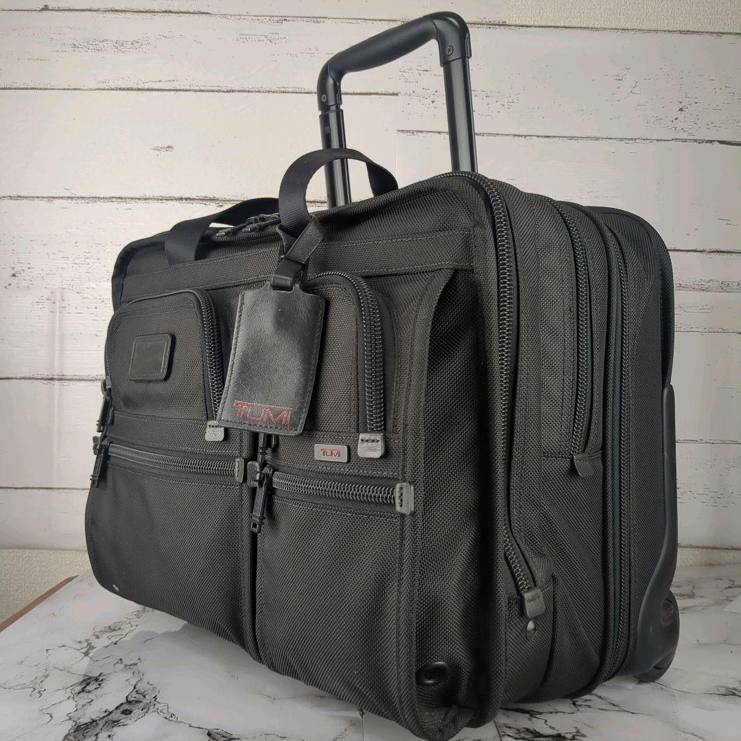 【美品】TUMI☆機内持ち込み可　伸縮ハンドル　キャリーバッグ