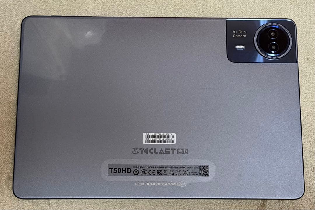 TECLAST T50Plus Android 14 タブレット 11インチ