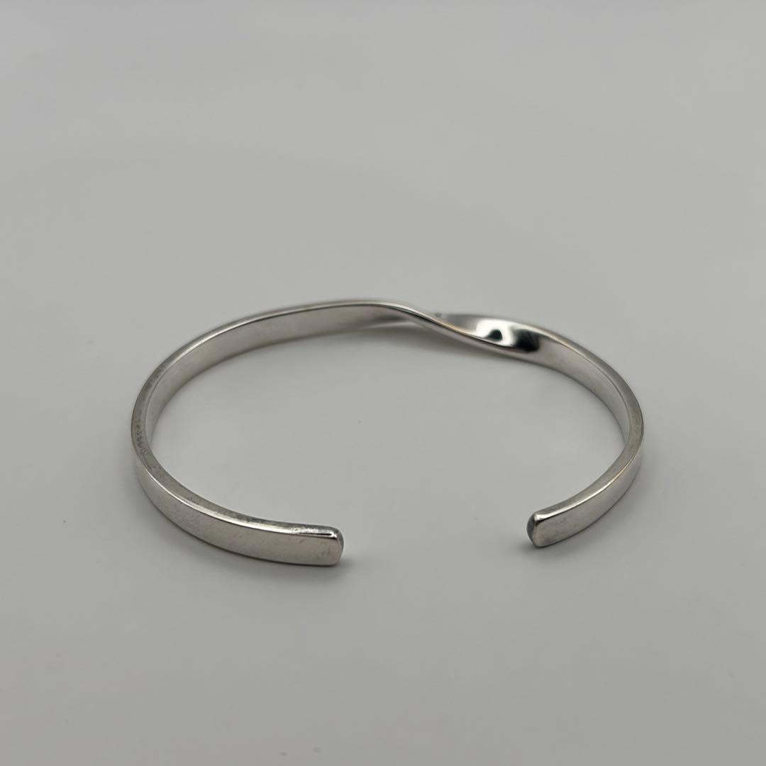 【人気】ポールスミス バングル ツイスト ロゴ マルチカラー シルバー