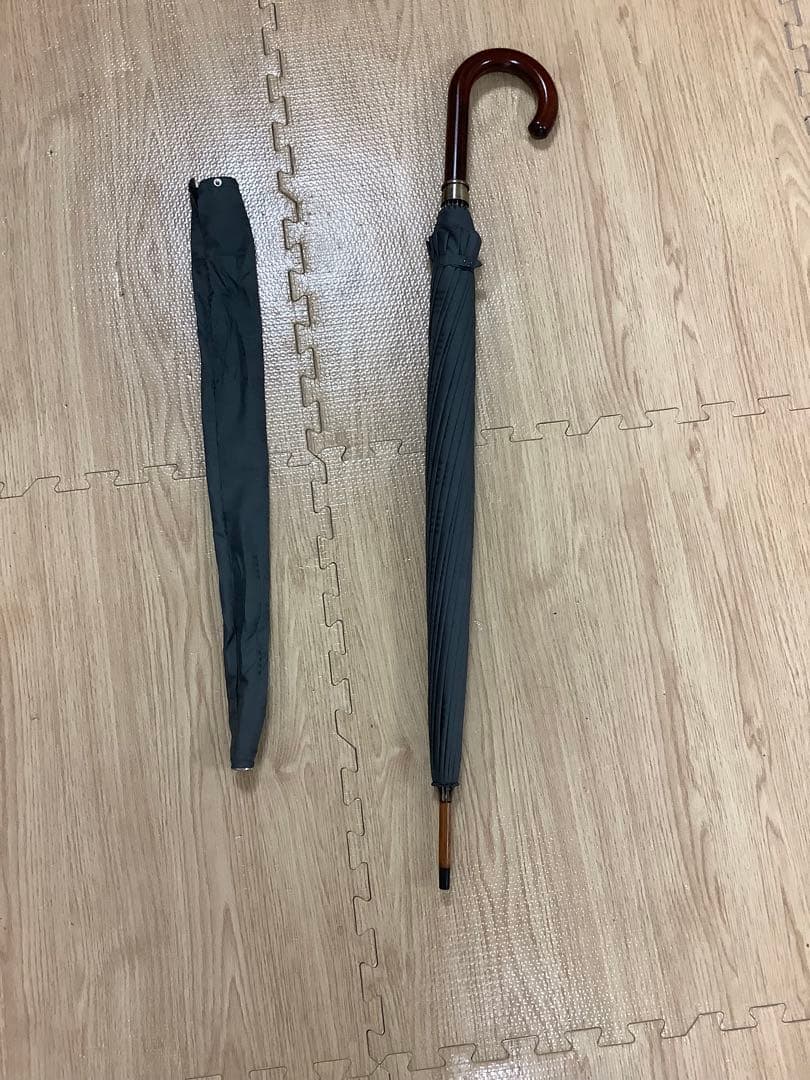 前原光榮商店　チェス　グレー　雨傘