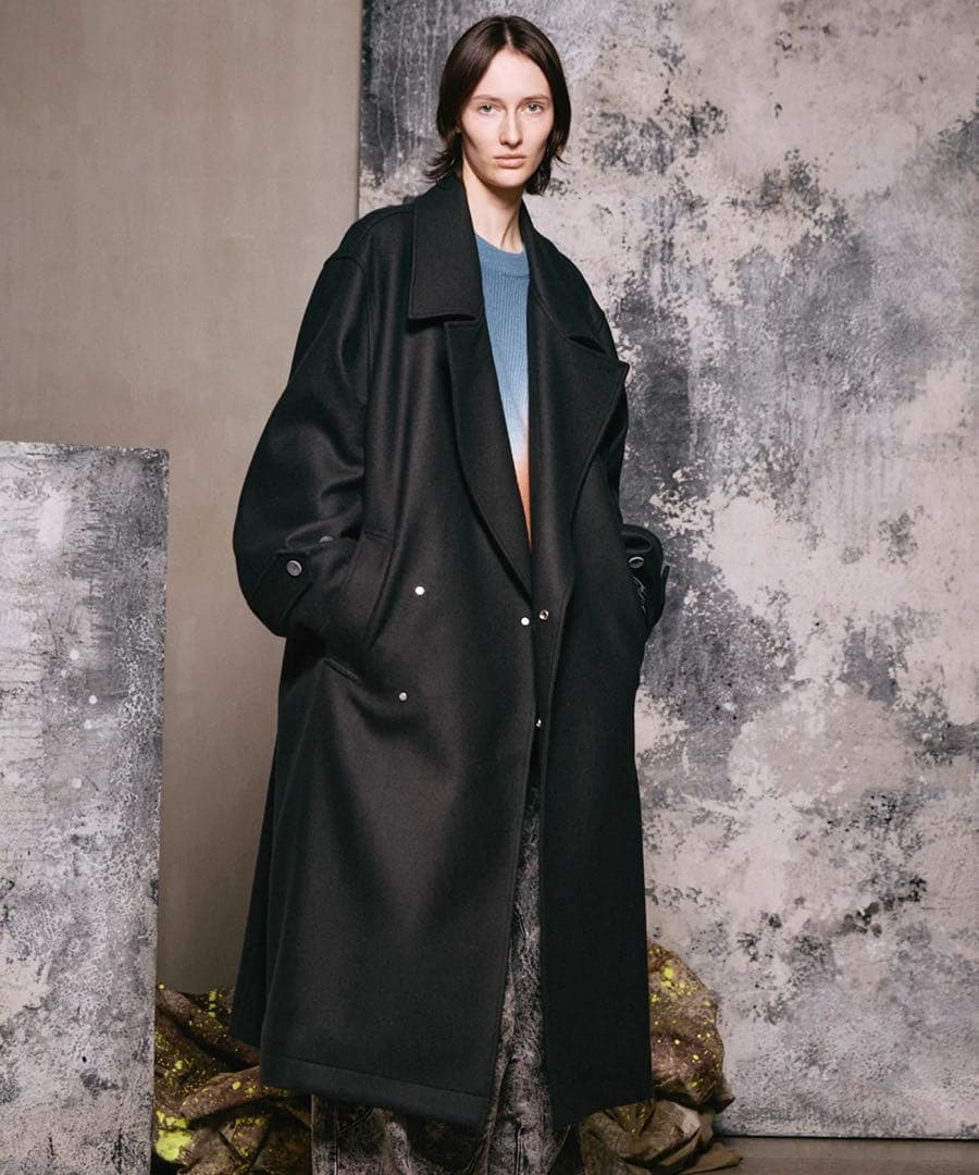 maison special ウールロングコート