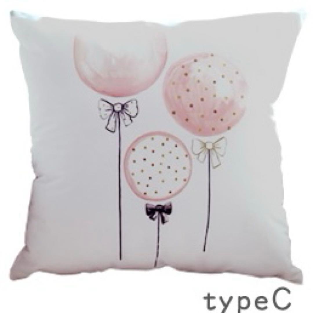 ★クッションカバー クッション インテリア ソファ リビング 風船 女の子