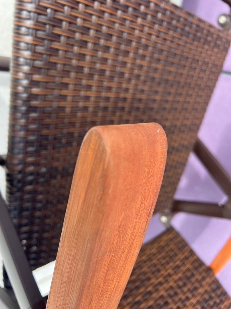 フットレスト付きのハイクラスIIデッキチェア