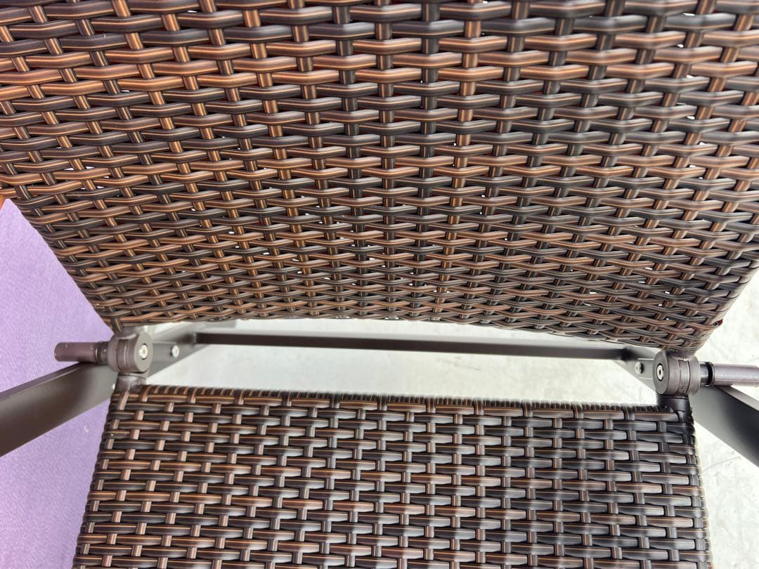 フットレスト付きのハイクラスIIデッキチェア