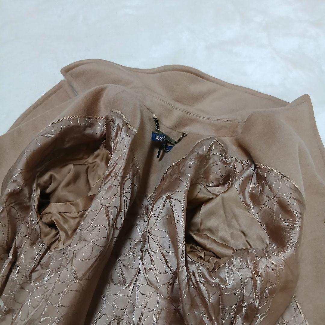 極美品 BROOKS BROTHERS キャメルヘア100% ウールロングコート