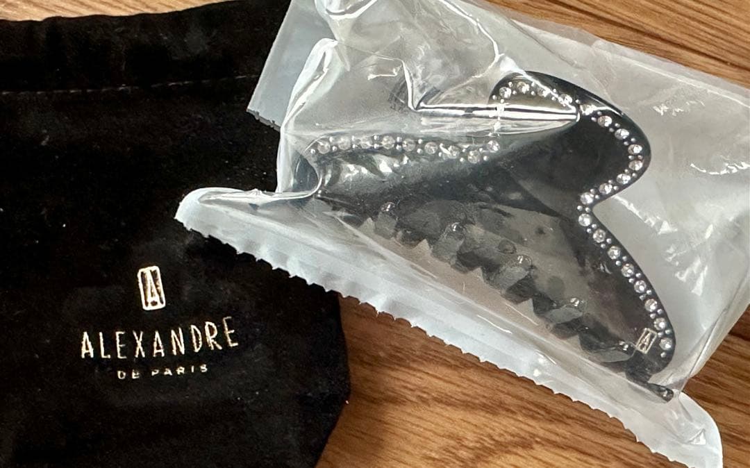 【新品未開封】ALEXANDRE DE PARIS クリップ(M) ブラック