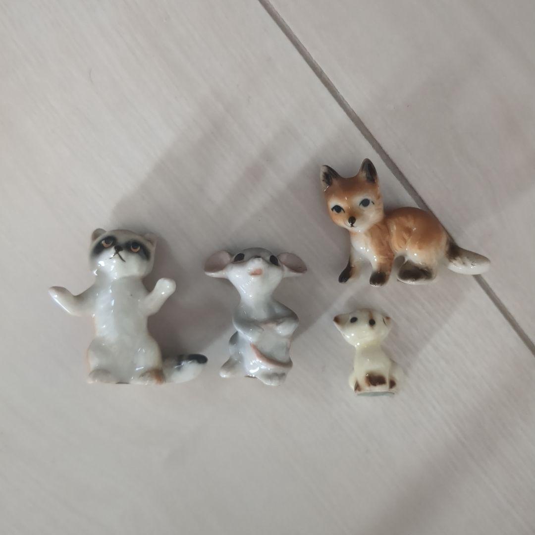 動物　置物　レトロ