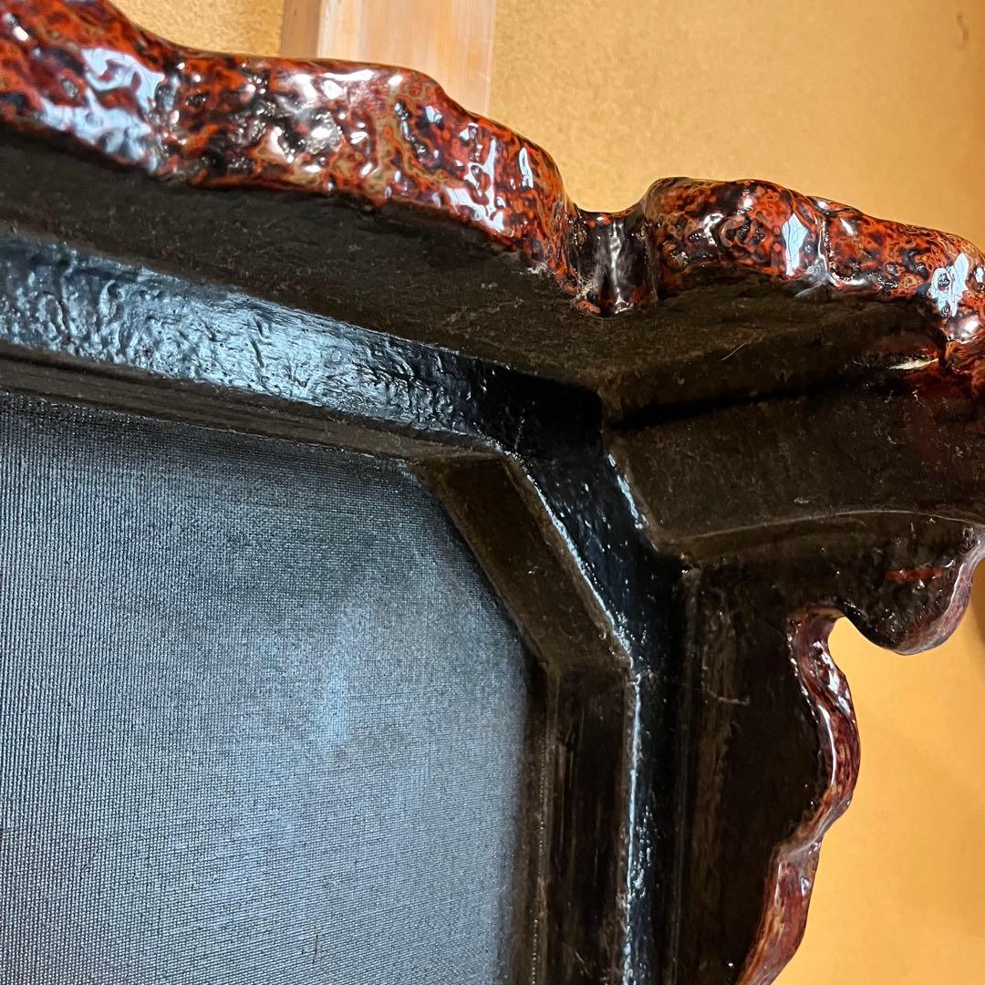 高級座卓　津軽塗　細かな細工　特徴的な脚デザイン