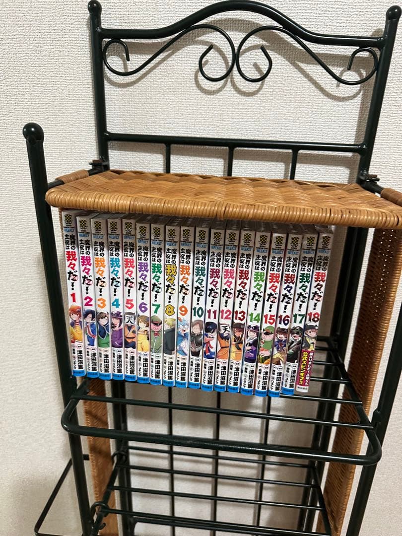 【お値下げ】高級収納ラック 本棚　下駄箱　濃いグリーン　6段