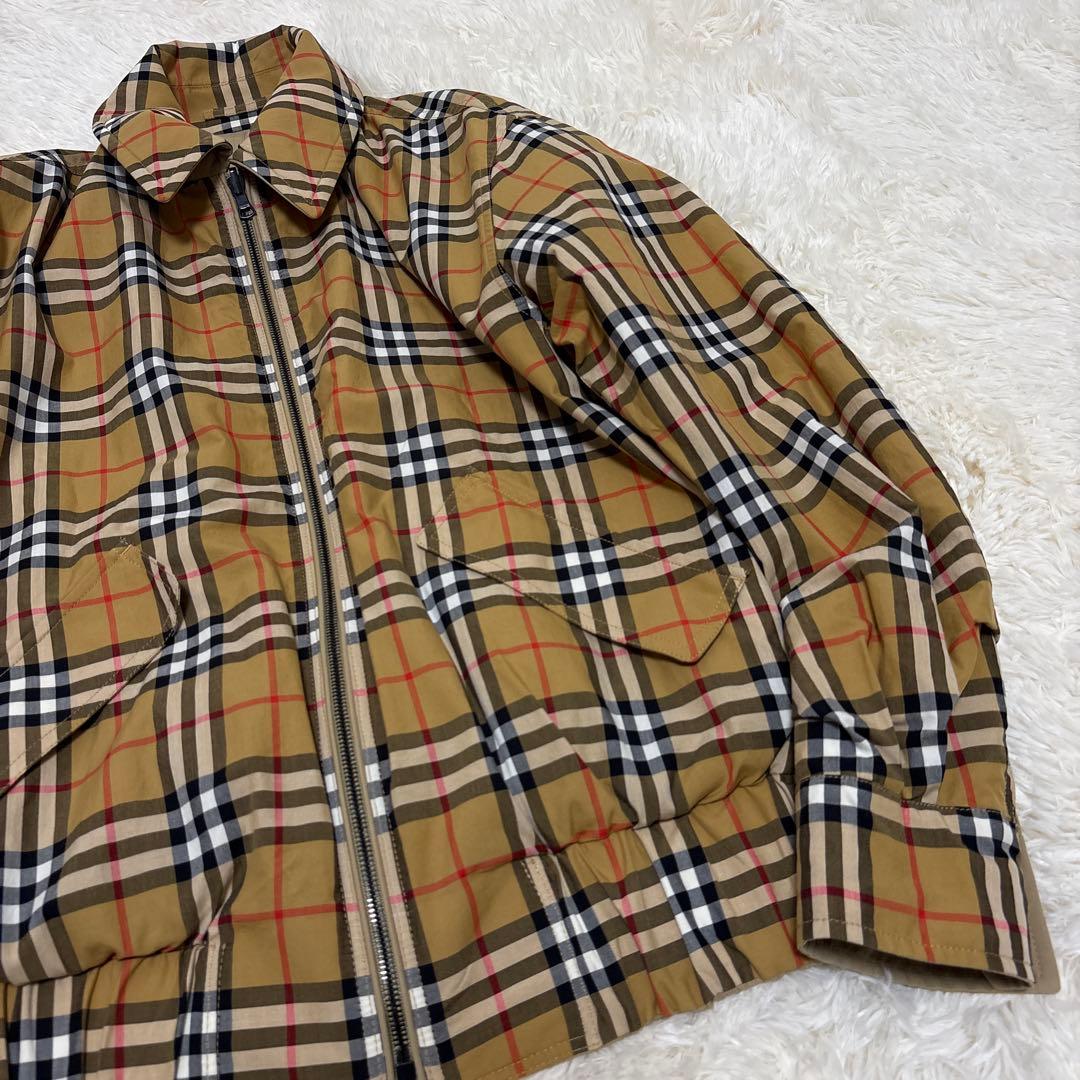 ▪️BURBERRY London England スイングトップ　リバーシブル