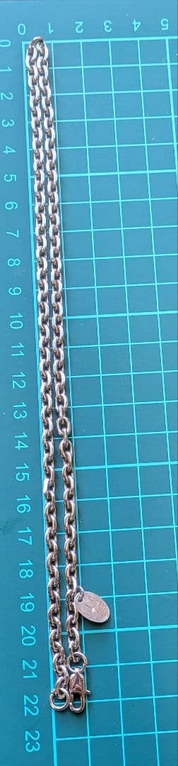 サードSAAD ステンレス アズキ 太チェーン 4.5mm幅 44cm