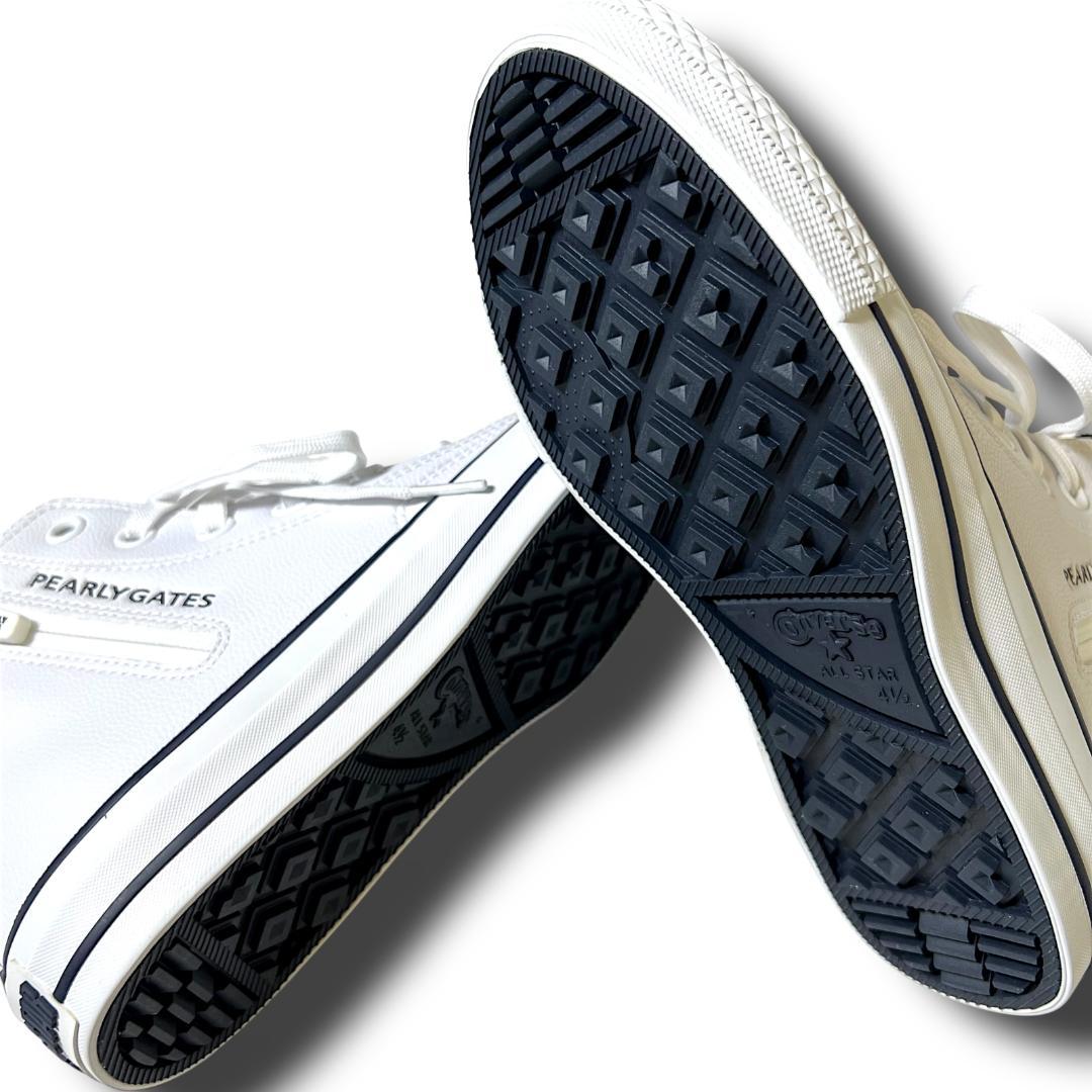 23.5cm パーリーゲイツ×コンバース 希少コラボ ゴルフシューズ スニーカー