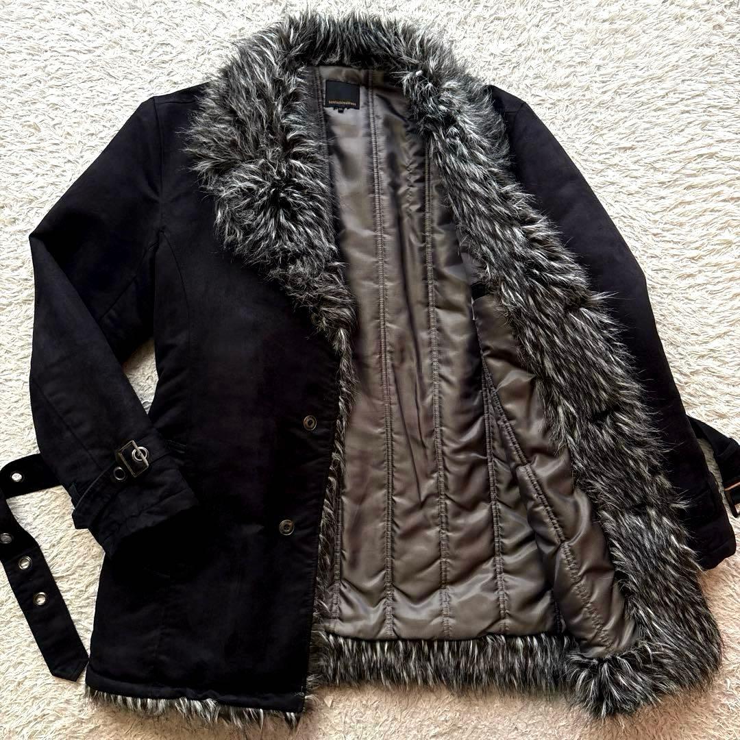 ★希少XLサイズ★ bareback realdress ファー トレンチコート