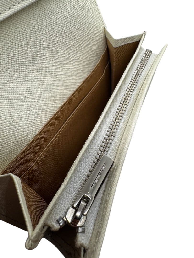 美品　BURBERRY バーバリー 折り財布 ノバチェック ベージュ系