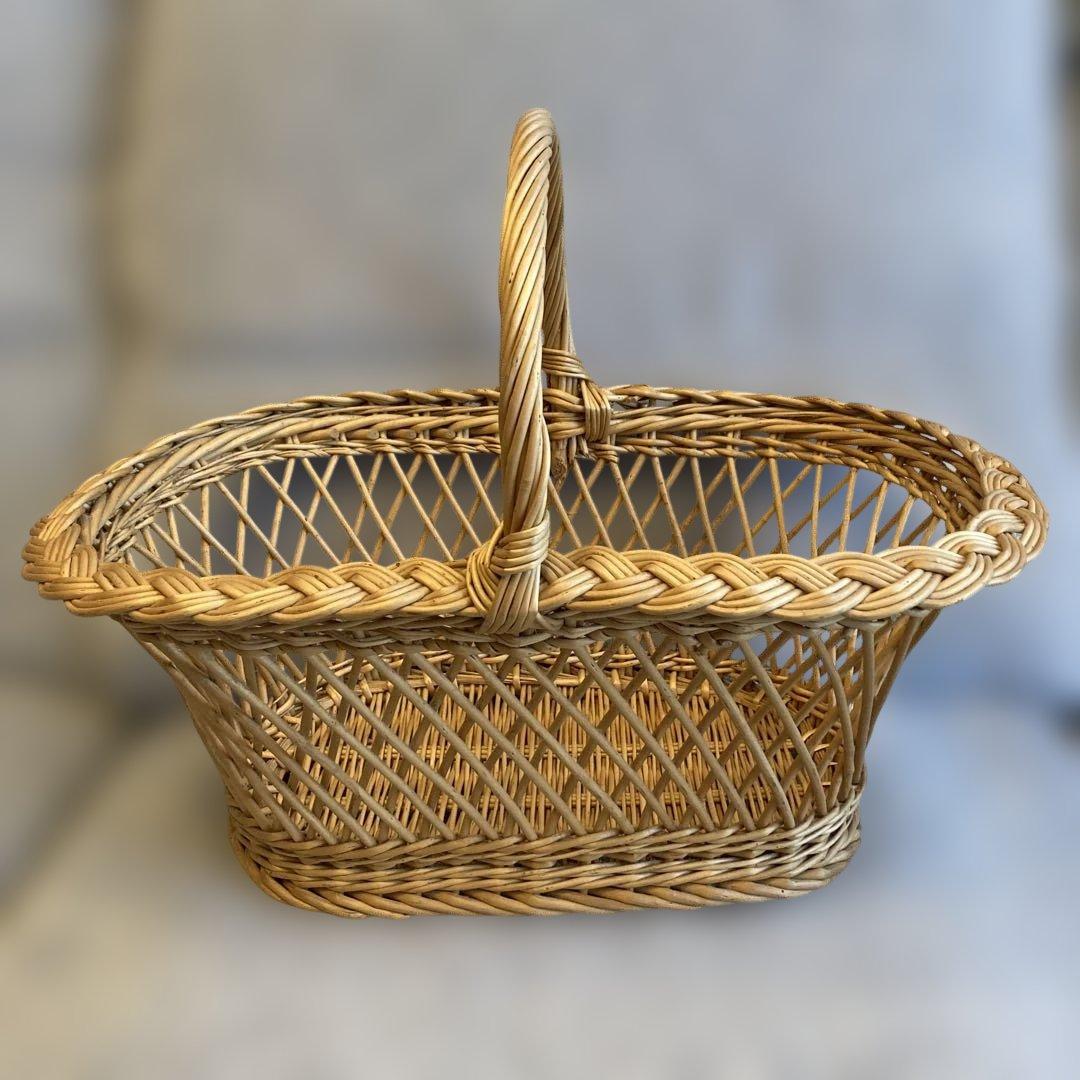 フランス製アンティークバスケット