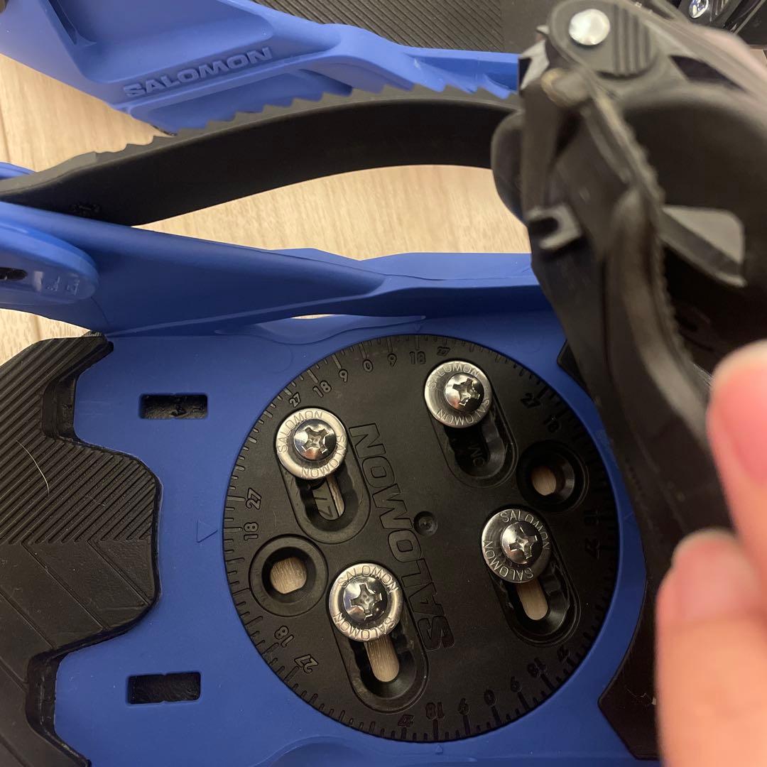SALOMON スノーボードビンディング ブルー　S レディース