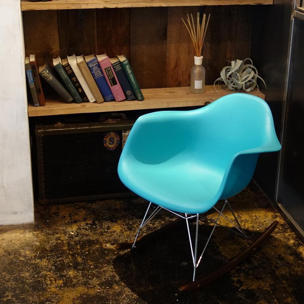イームズ RAR シェルチェアー イス 椅子 Eames マリンブルー/BR
