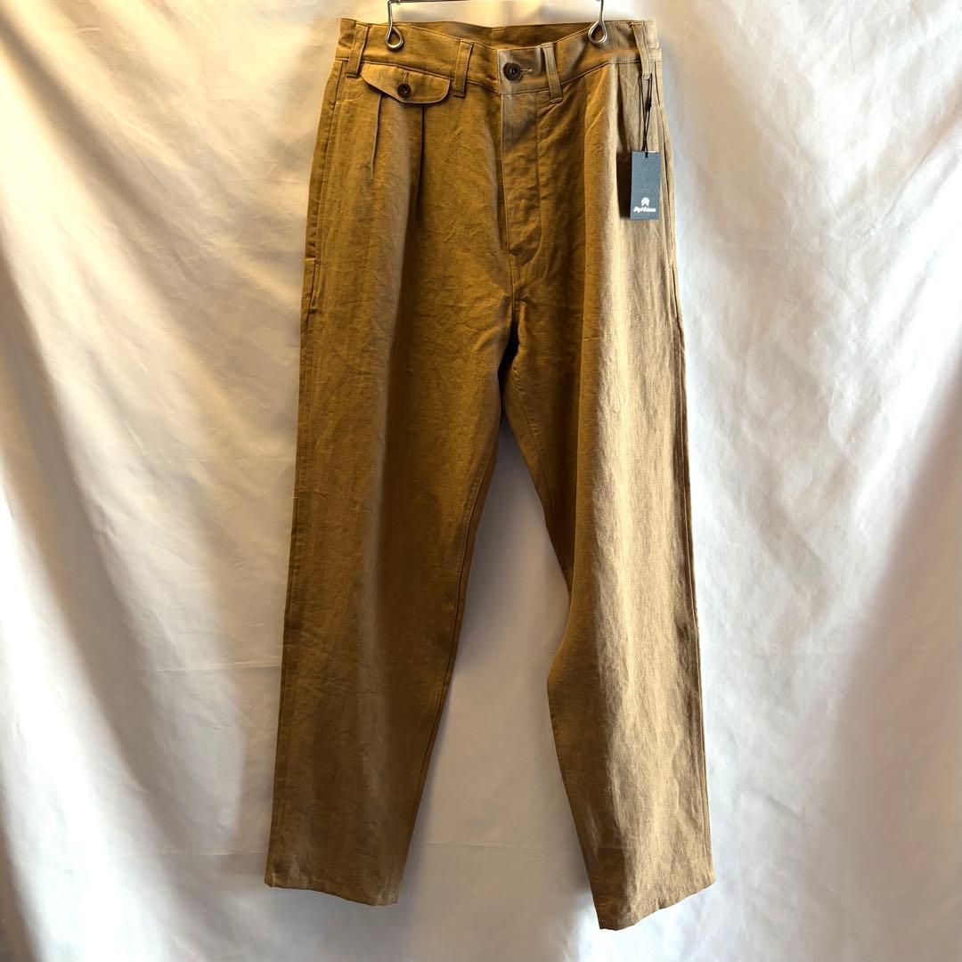 Y*a様 ナイジェルケーボン FOUR PLEAT PANT Khaki 30(