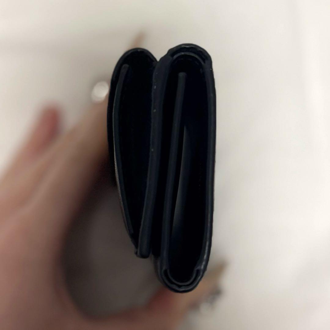 PRADA 三つ折り財布 サフィアーノレザー ブラック