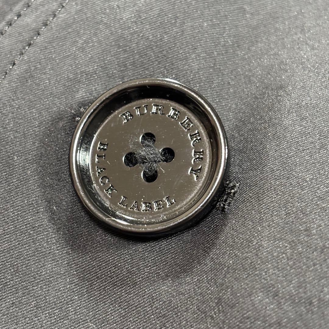 極希少 バーバリーブラックレーベル トレンチコート L ライナー付 ベルト 黒